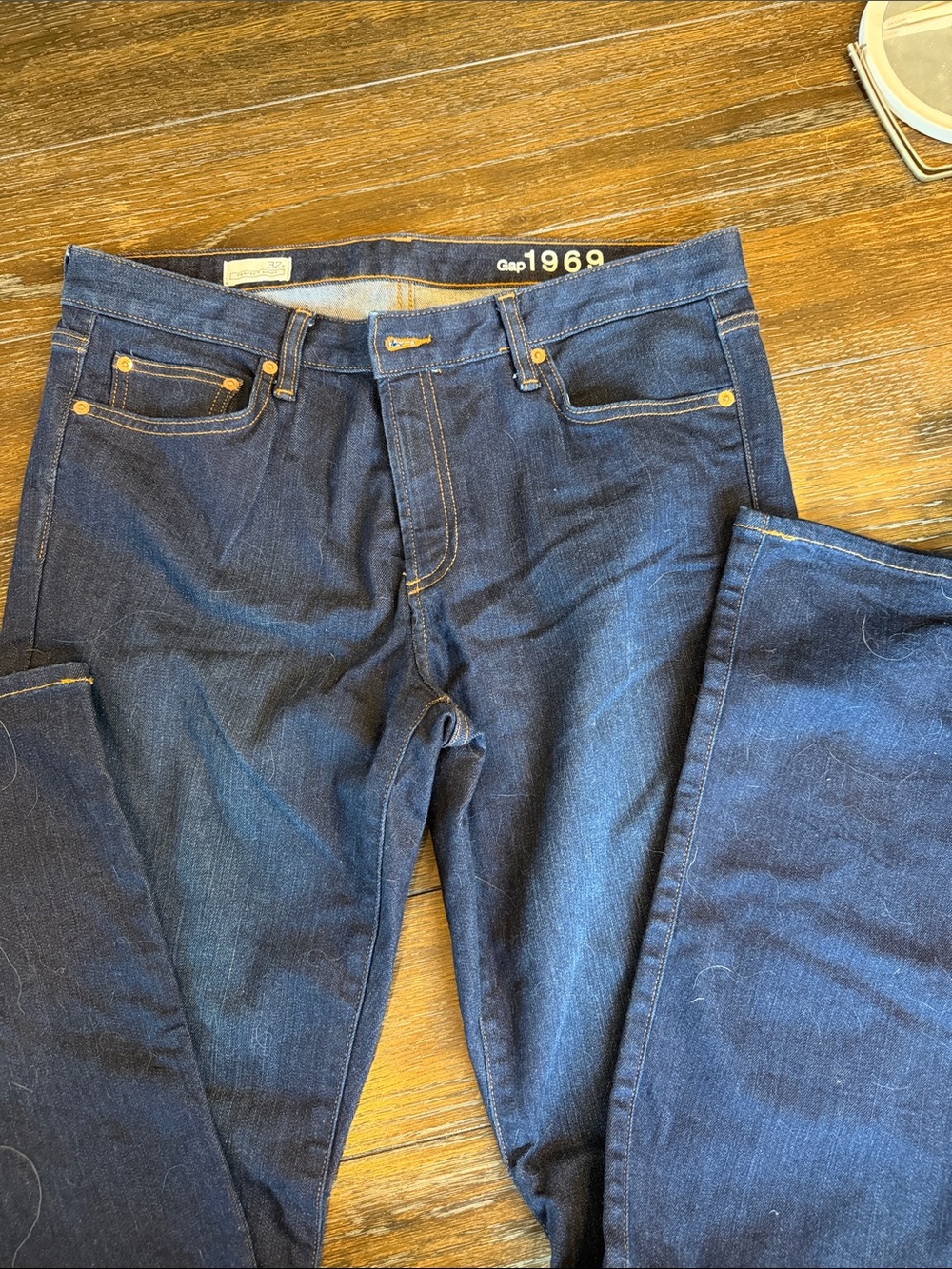 GAP 1969 Indigo Blue Straight Jeans